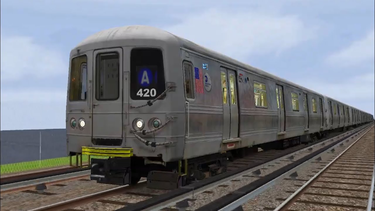 [OpenBVE] 8 Car Staten Island R44 on NYCTA Rockaway Flats