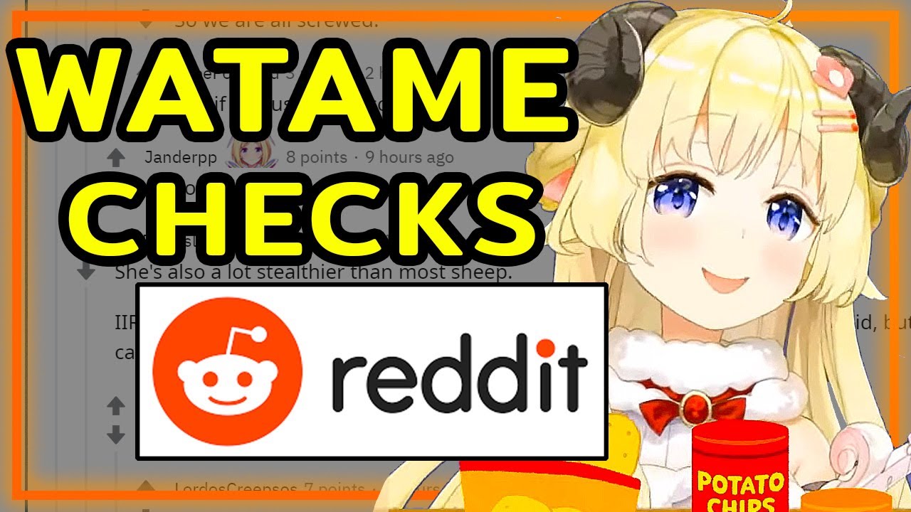 【ENG Sub】Tsunomaki Watame -  Watameme Sheep Posting on Reddit