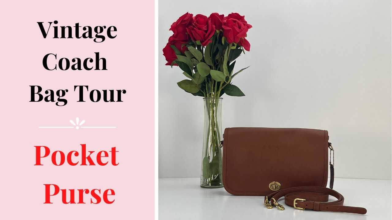 Vintage Coach Bag Tour | Pocket Purse | shop.cristinamoda.com