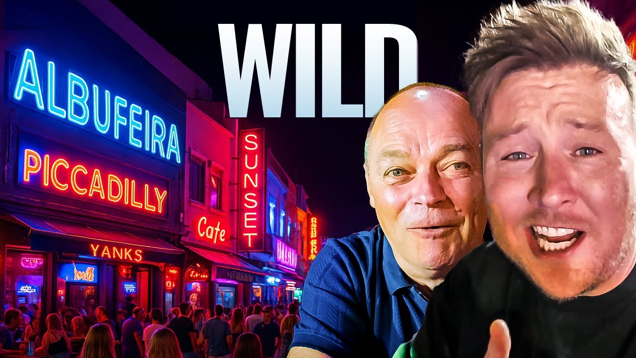ALBUFEIRA STRIP nightlife is WILD! Crazy scenes in the New Town