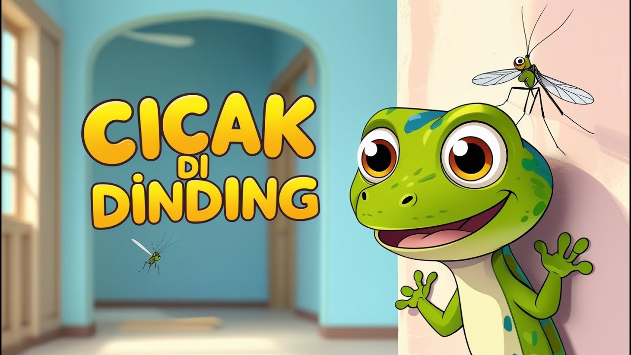 Cicak-cicak di Dinding 🦎ll Lagu Anak Eduatif & Lucu 😆
