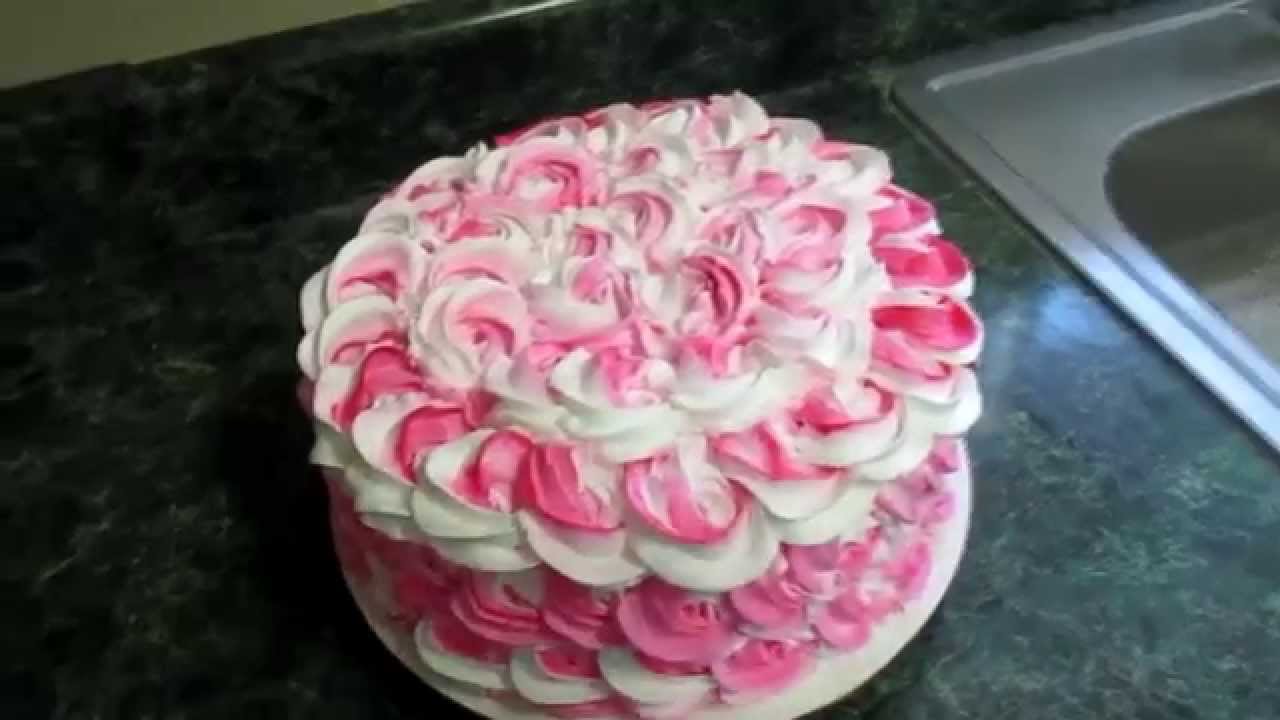 How To make a Pink Champagne Cake from Scratch