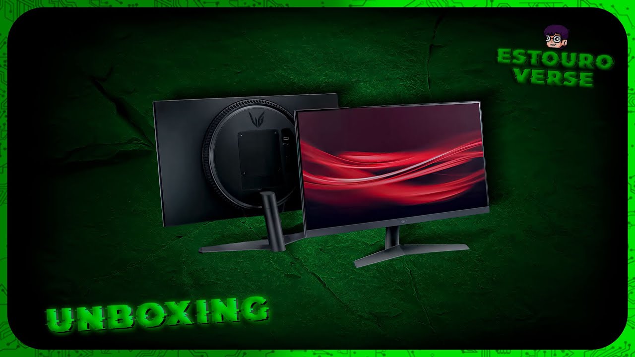 Unboxing Monitor Gamer LG UltraGear 24
