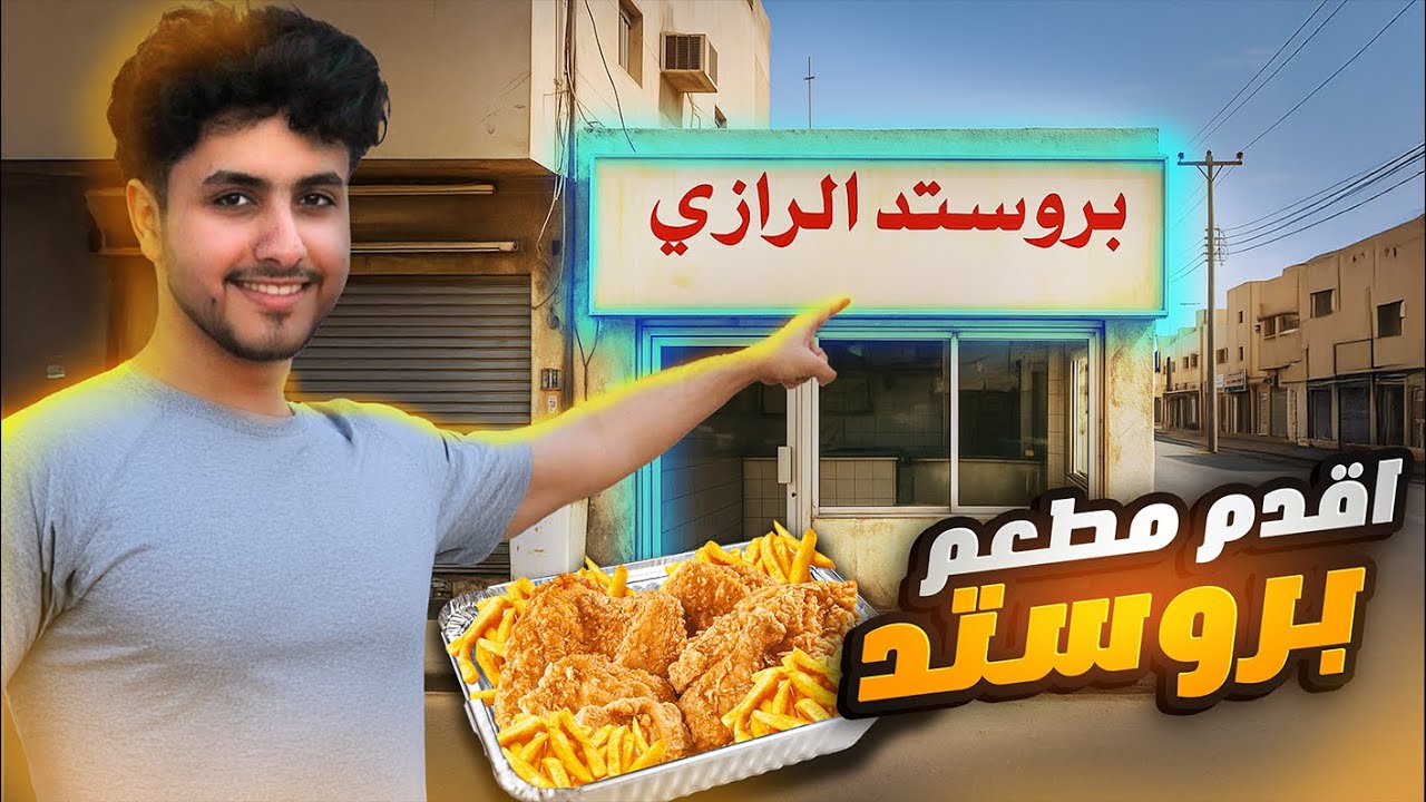 اقدم مطعم بروست في السعودية (اكثر من 45+ سنه) 🤯🍗!!
