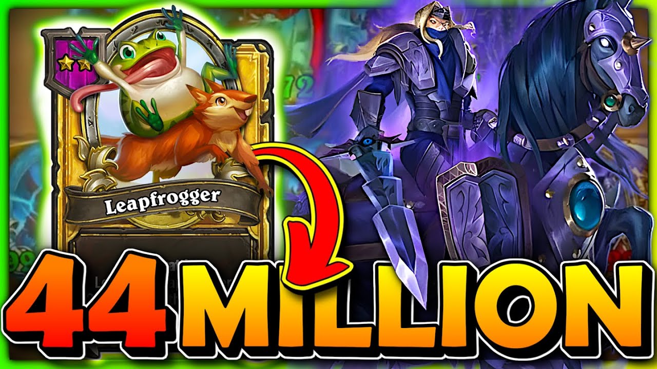 44 MILLION Stats from Leapers! | Hearthstone Battlegrounds Commentary