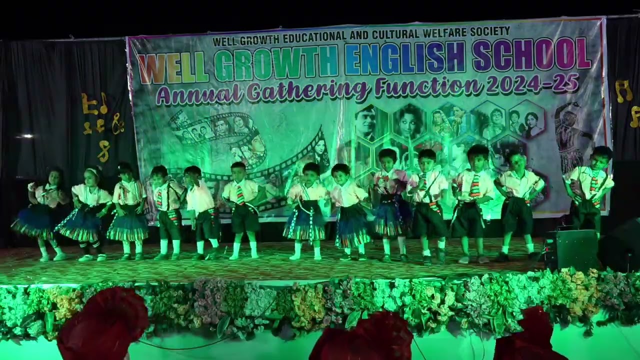 school nahi jana mai by nursery students of well Growth school #annualgathering