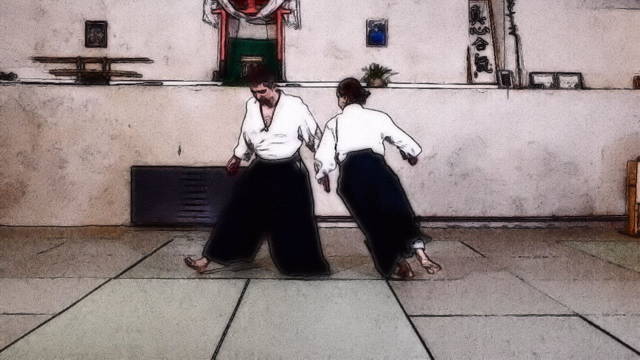 Ushiro ryote-dori kotegaeshi ki no nagare - 後ろ両手取り小手返し氣の流れ - Aikido Virtual Dojo