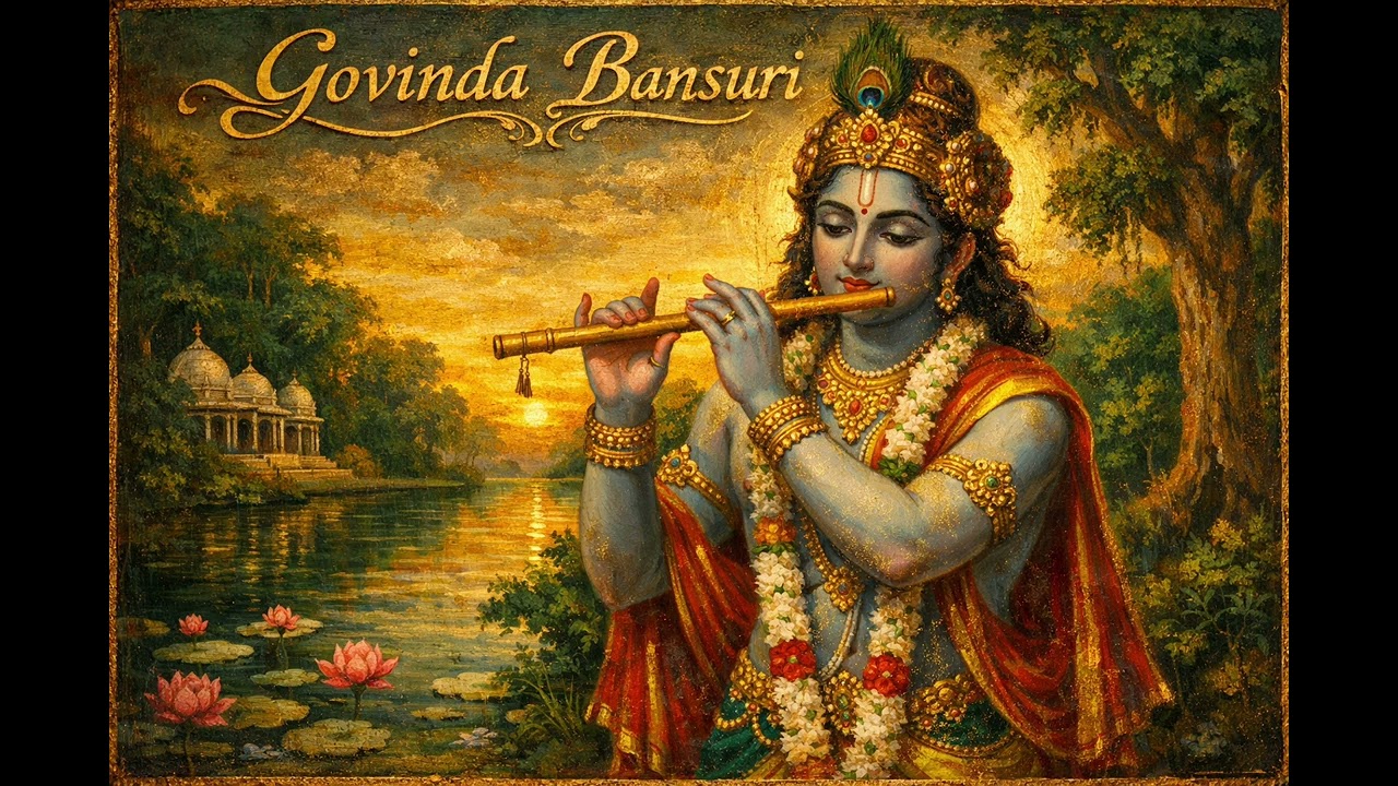 Govinda Krishna Bansuri | Peaceful Bhakti Flute of Vrindavan