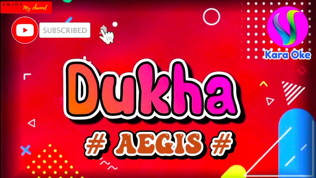 Dukha | Aegis #kara_oke_cover #karaoke