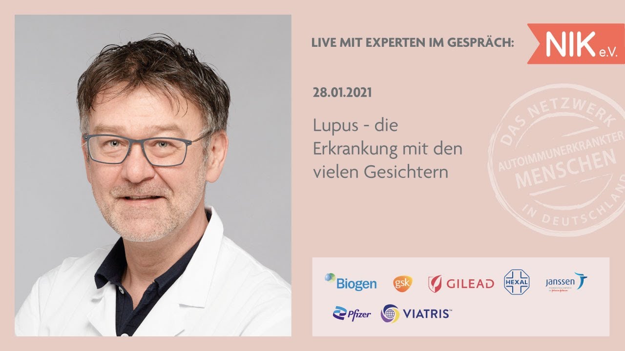 Lupus - die Erkrankung mit den vielen Gesichtern. / Live mit Experten im Gespräch