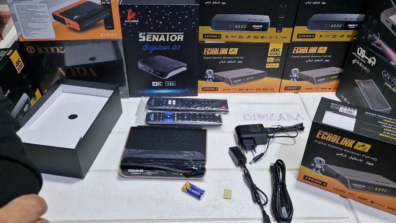 مراجعة للجهاز ECHOLINK ATOMO 5 8K رام 4 جيغا ذاكرة داخلية 32 جيجا المعالج قوي جدا Amlogic S905x3