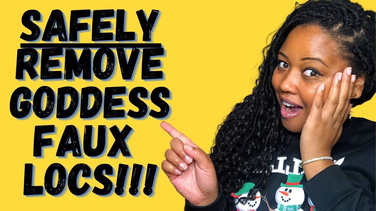 HOW TO REMOVE FAUX LOCS & Detangle MATTED Hair (EASY Tutorial)