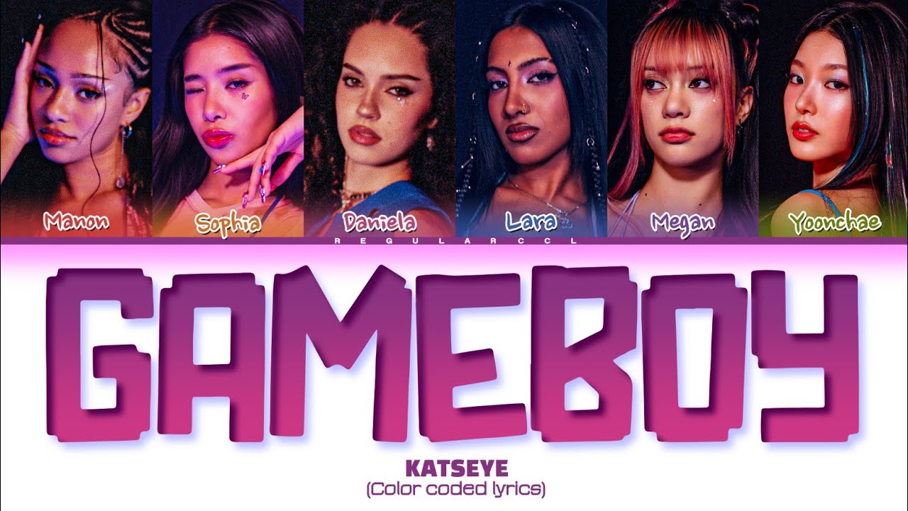 KATSEYE 'Gameboy' lyrics (Color coded lyrics)