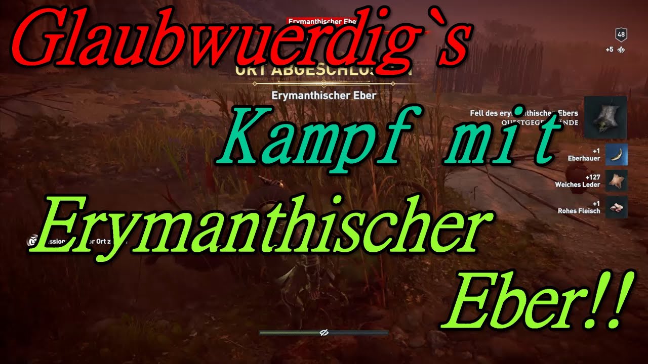 Assasins Creed Odyssey Erymanthischer Eber/Legendäres Tier