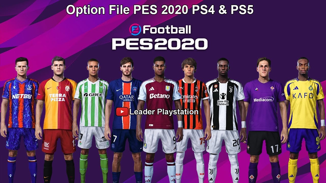 Файл параметров PES 2020 Update 2025 V9 PS4 и PS5