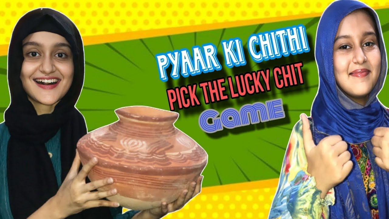 Pyaar ki Chithi New Vlog | Game Special | Pick the lucky chit | Huda Sisters Family Official