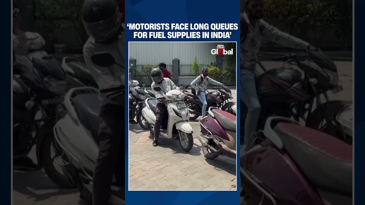 Fuel Crisis Trigger Long Queues in India's Ahmedabad As West Asia Conflict Disrupts Oil Supply Chain