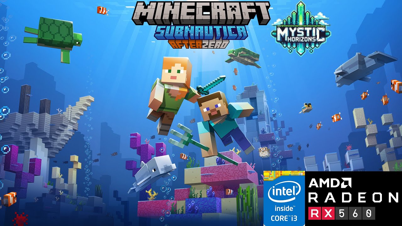 Can an i3 4170 + RX 560 Handle Minecraft Mystic Horizons & Subnautica?