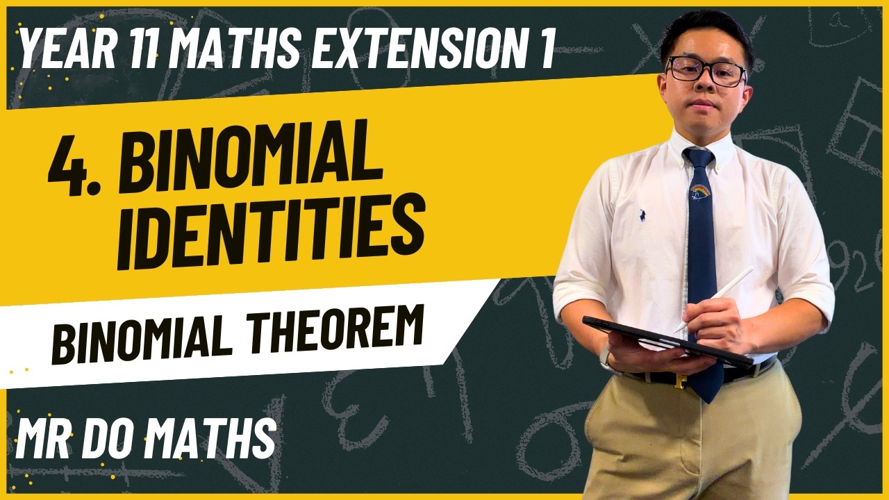 Year 11 Extension 1. Binomial Theorem. Lesson 4. Simplifying Identities using Binomial Identities