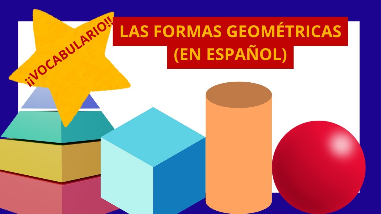 🟥 Nombres de las Formas Geométricas en Español ✏️ Vocabulario Visual para Niños y Principiantes 🧠