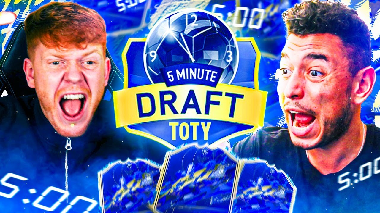 FIFA 22 - TOTY IS HERE!! HILARIOUS 5 MINUTE FUT DRAFT VS @Oakelfish - ULTIMATE TEAM