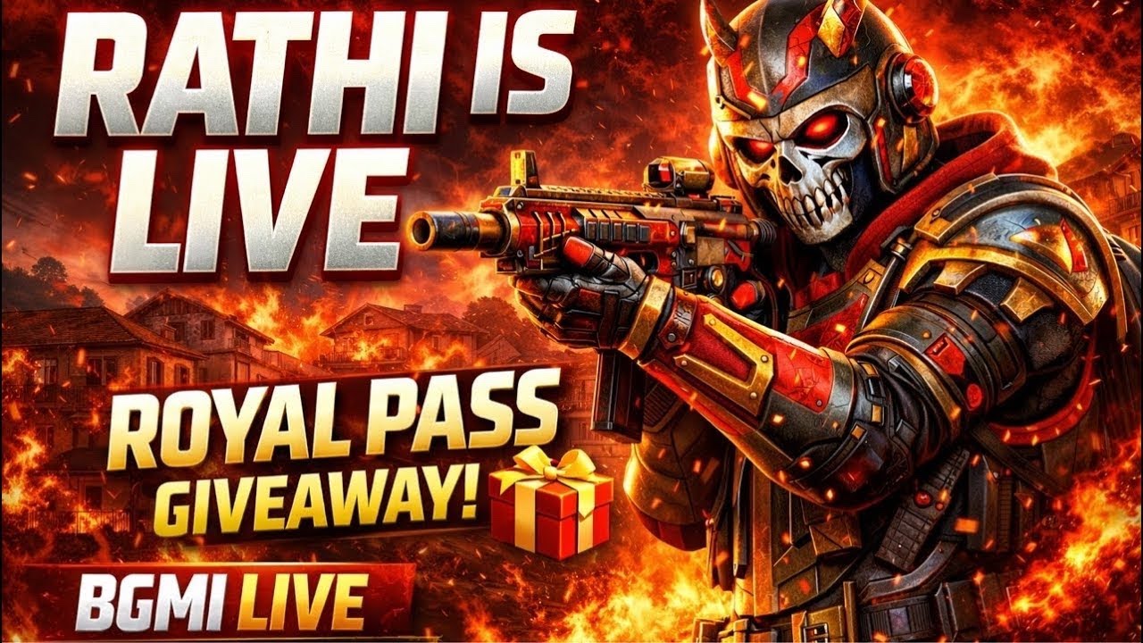 BGMI LIVE 🔴 | M416 FOOL + OP GAMEPLAY | 1K SUBS PE ROYAL PASS GIVEAWAY 🎁 | RATHI IS LIVE #bgmi #live