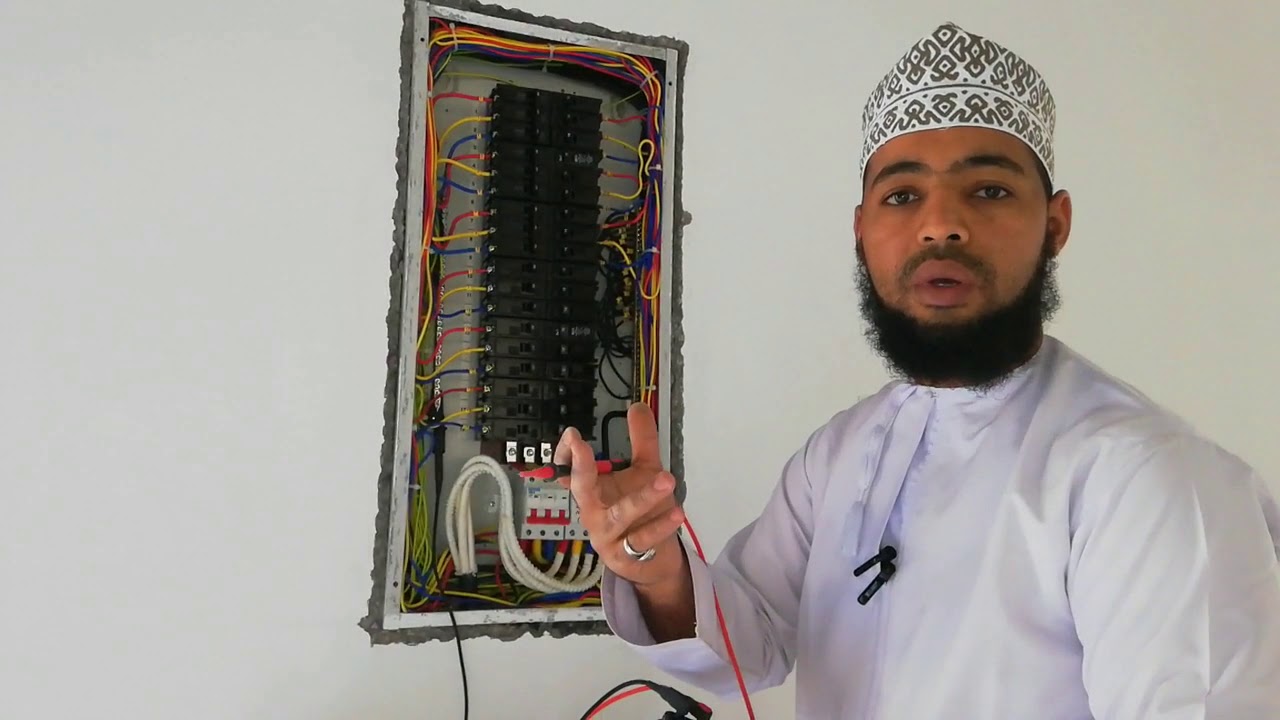 # فحص مبنى جديد# بجهاز الميجر #واكتشاف الالتماس واصلاحه#.