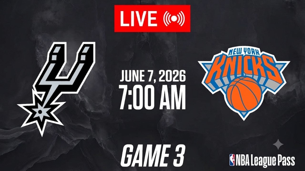 NBA LIVE! San Antonio Spurs vs New York Knicks GAME 3 | June 7, 2026 | NBA 2K26 GAMEPLAY