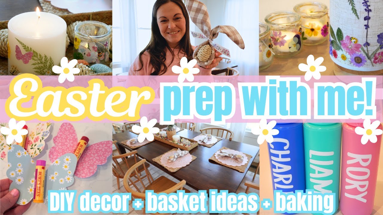 Get It All Done Easter Prep With Me! Spring DIY Crafting Easter Gifts! DIY Spring Decor Ideas
