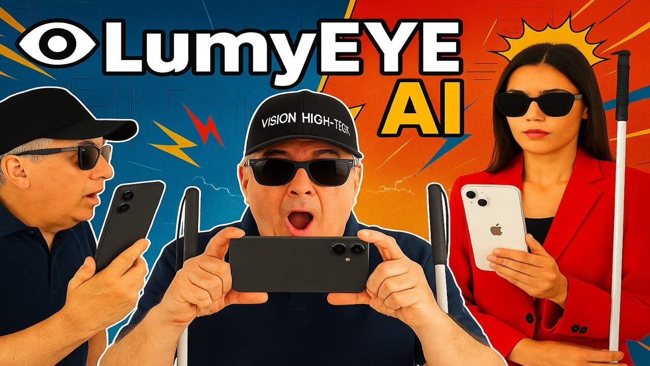 LumyEYE 👁️ L’IA qui lit, décrit et parle pour vous ! LumyEye l'oeil des aveugles