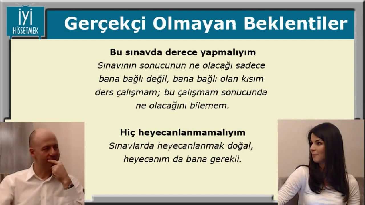 Sınav Kaygısı - www.iyihissetmek.tv - 14 Mart 2013
