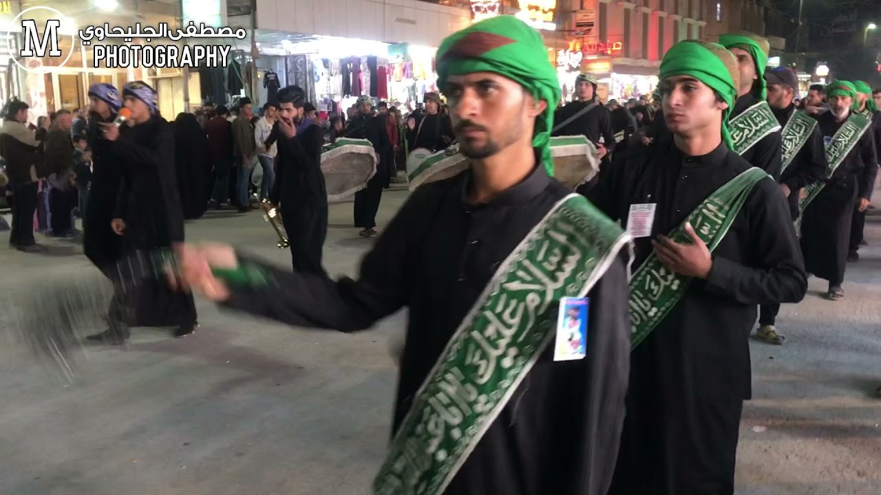 نزول هيئه موكب شباب زين العابدين .في كربلاء المقدسه للمرحوم حسن ردام والمرحوم حسين حسن ردام