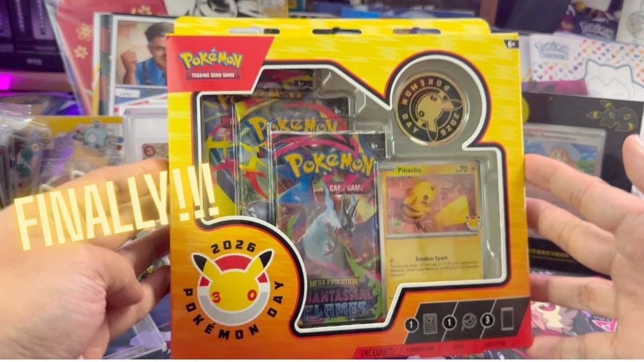 Я приобрел коллекцию Pokémon, посвященную 30-летию игры!