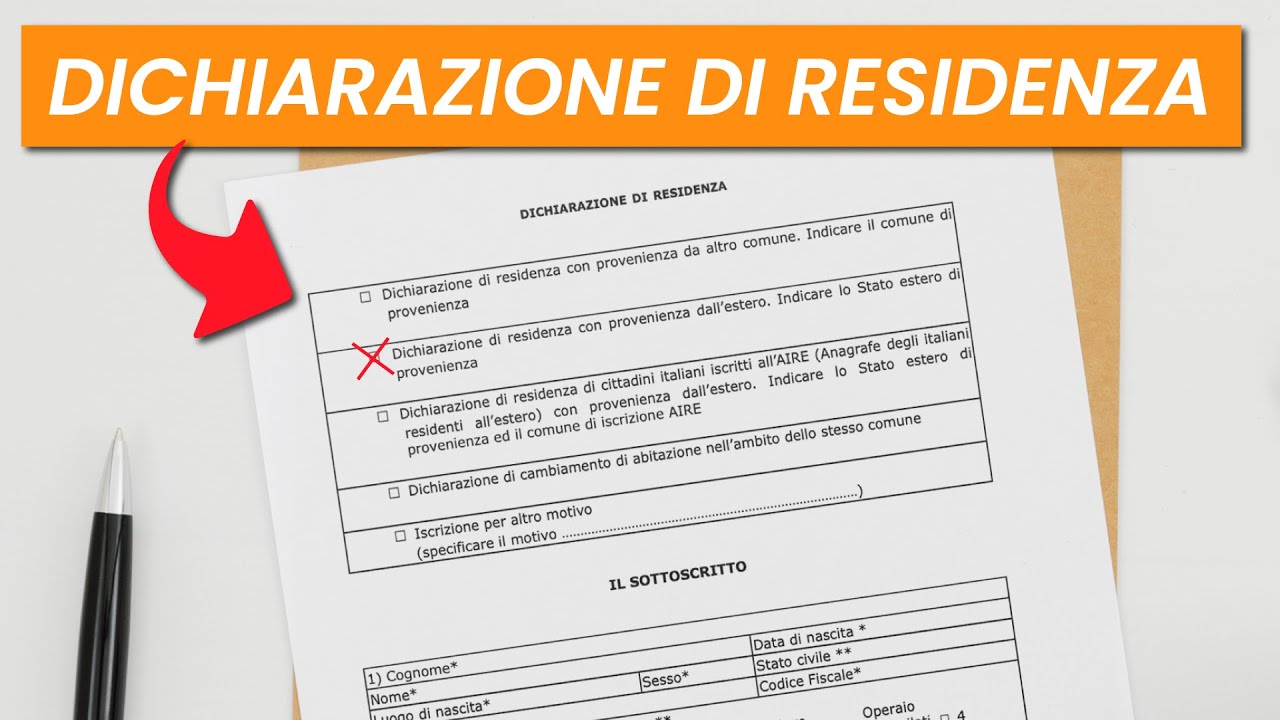 DICHIARAZIONE DI RESIDENZA: Onde e Como Fazer - Quando Utilizar (Documentos para Cidadania Italiana)