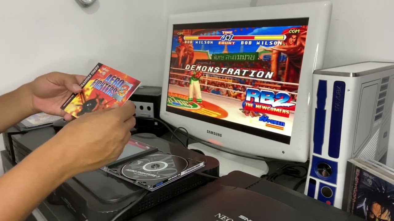 TOP HUNTER + AERO FIGHTERS 3 - NEO -GEO CD