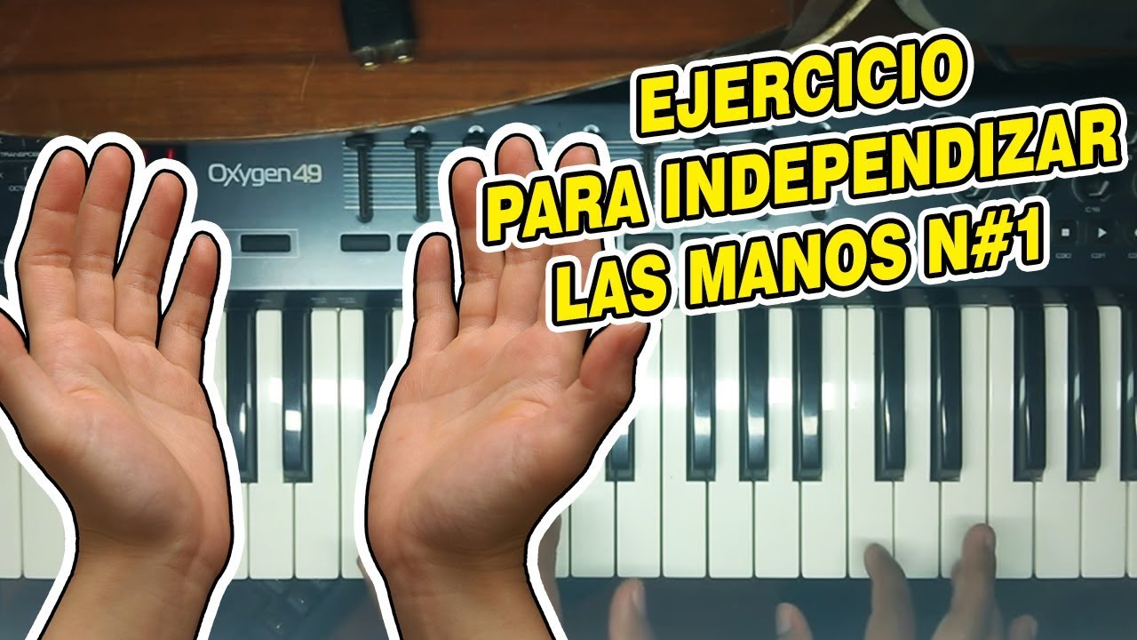 EJERCICIO PARA INDEPENDIZAR LAS MANOS 1 (RITMO DE CUMBIA)
