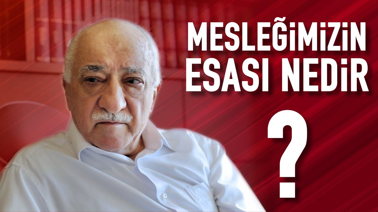 MESLEĞİMİZİN ESASI NEDİR?