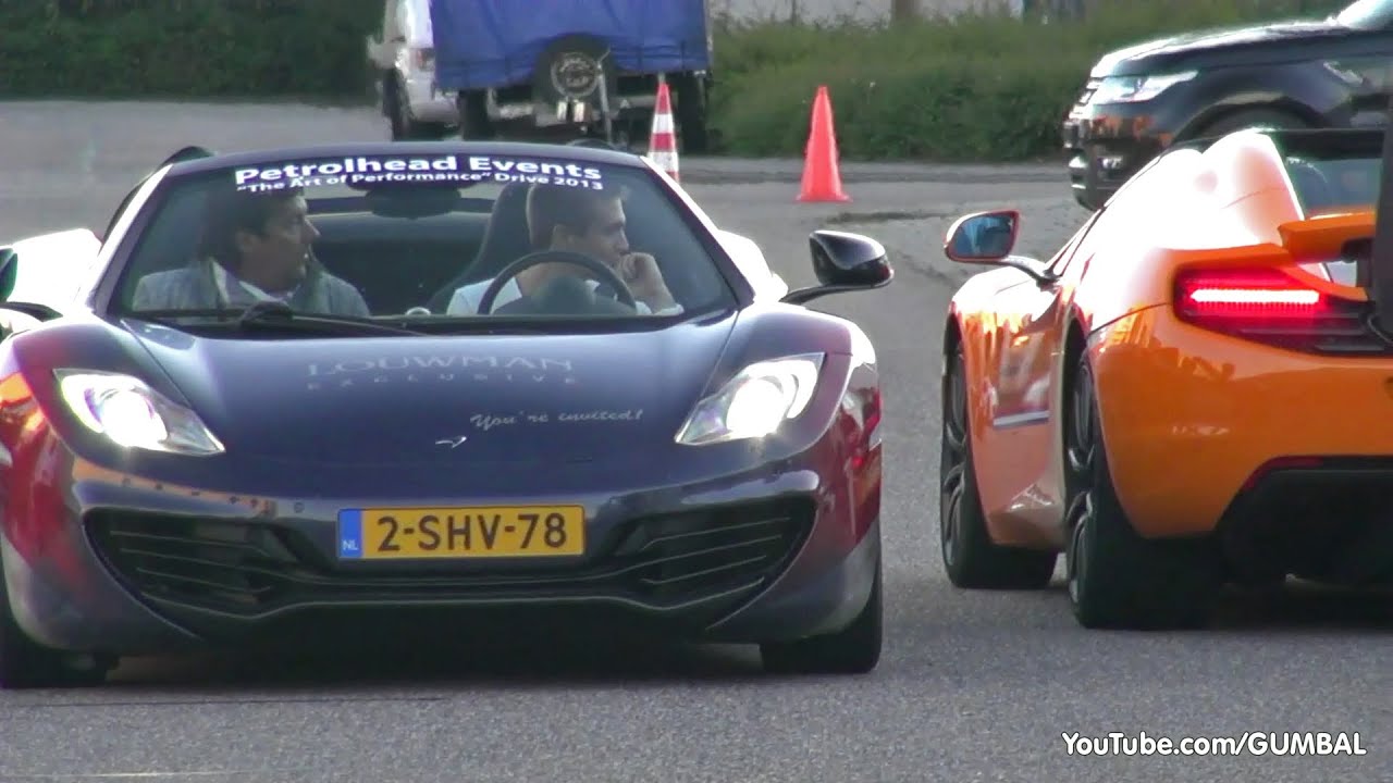 INSANE Launch Controls with a McLaren MP4-12C Spider !!