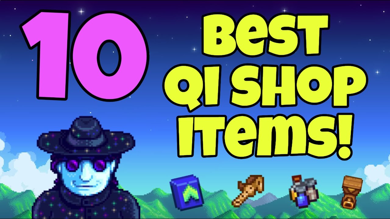 10 самых полезных предметов из Ореховой комнаты Ци в Stardew Valley 1.6!