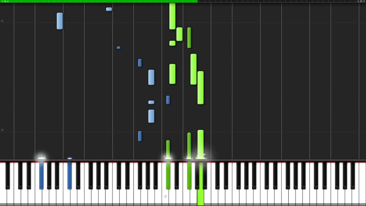 Tale As Old As Time - Beauty and the Beast [Piano Tutorial] (Synthesia) // Wouter van Wijhe