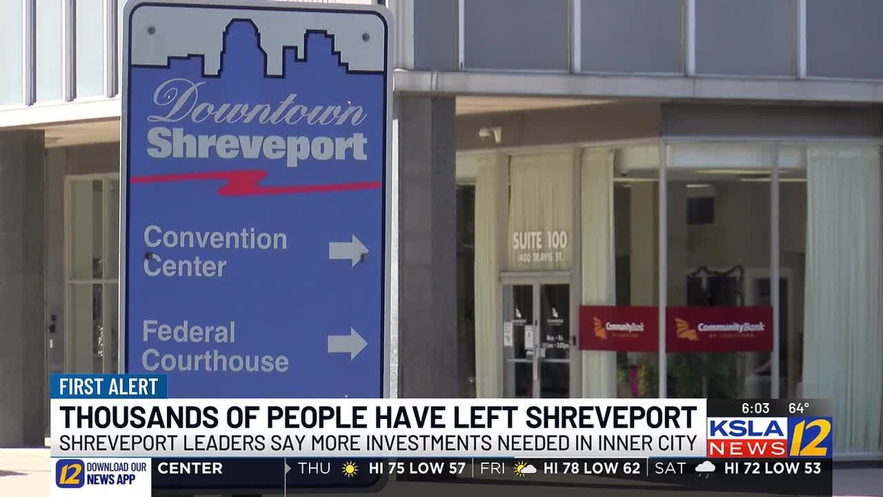Shreveport population decline prompts inner city revitalization efforts