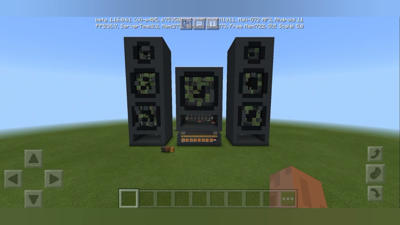 Minecraft Speaker Passive Amplifier And Subwoofer Active Bass I Love You