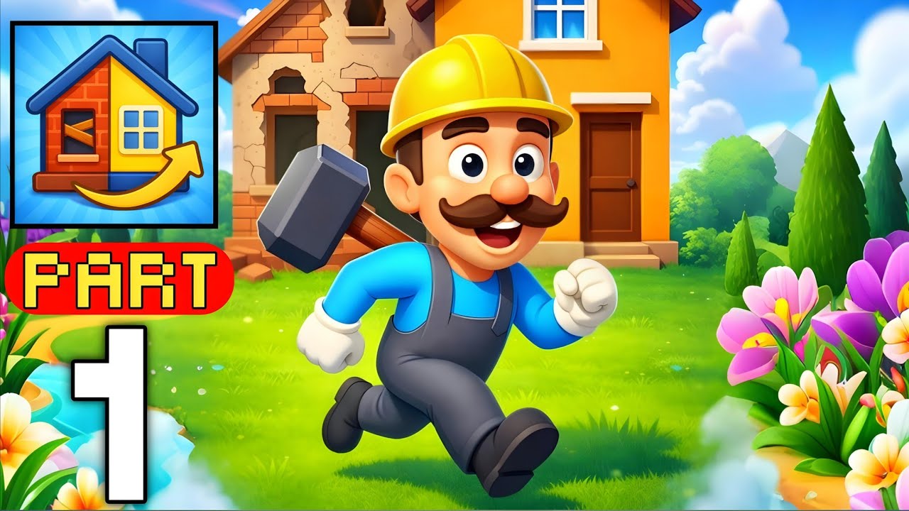 Renovation Master – Gameplay Walkthrough Part 1 – Complete House Makeover (iOS, Android)