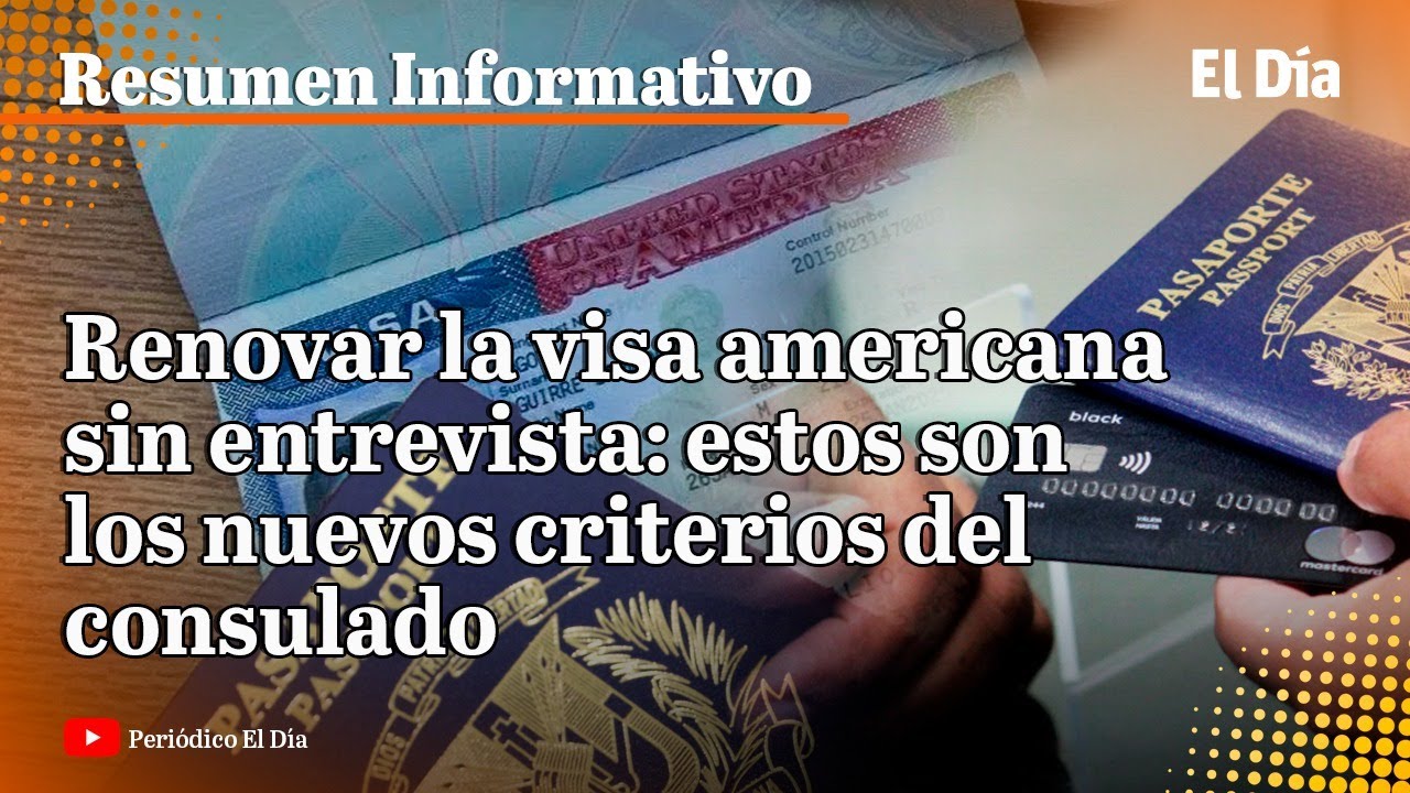 ¡Atención! Experta en migración explica cómo renovar tu visa americana sin entrevista en 2025
