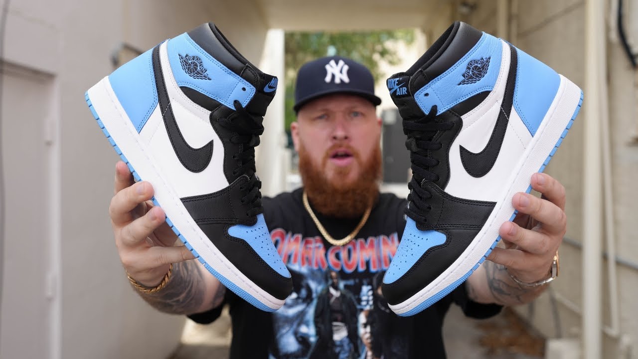 НАСКОЛЬКО ХОРОШИ КРОССОВКИ AIR JORDAN 1 UNC TOE?! (Ранний обзор In Hand & On Feet)
