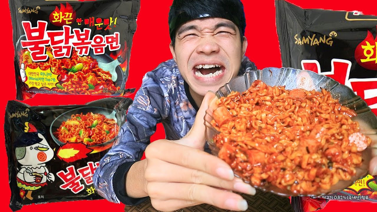 PHD | Mì Lắc Samyang Full Cấp Độ | Spicy Noodles