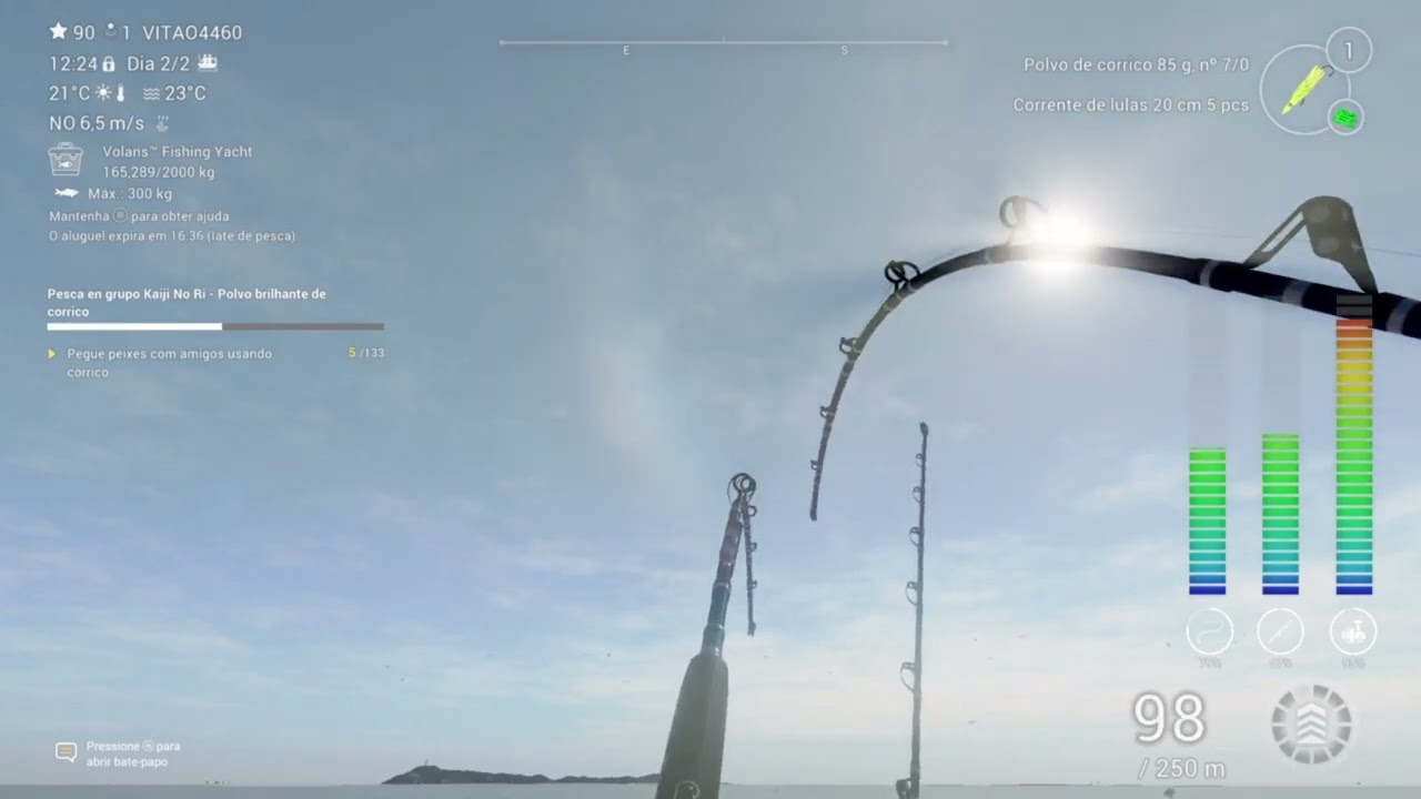 FISHING PLANET MAR KAIJI NO RI PESCANDO JUNTOS ESPADIM LISTADO ÚNICA.