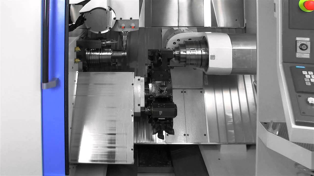 Demonstratie prelucrare cu CHIRON FZ 12 MT - frezare si strunjire