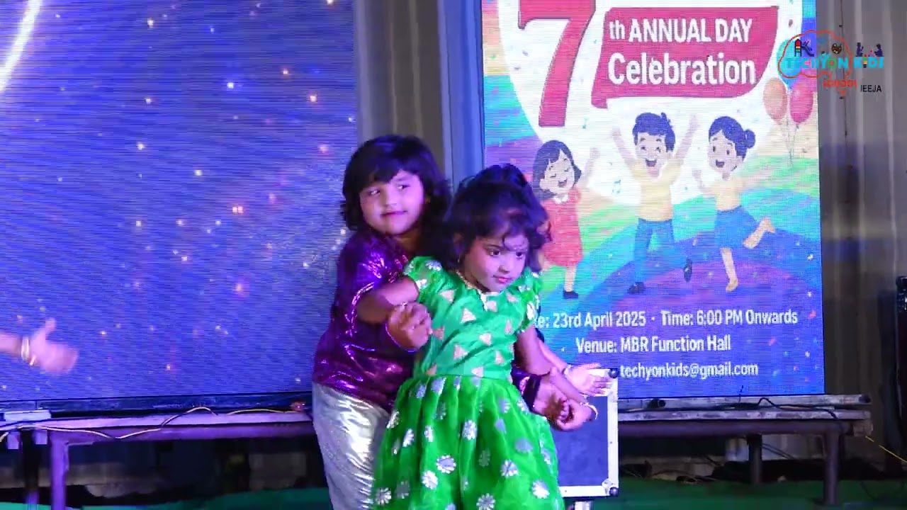 Maha Muddu Mashup | Cutest Dance by Nursery Kids | Techyon Kids School Annual Day 2025 | Ieeja