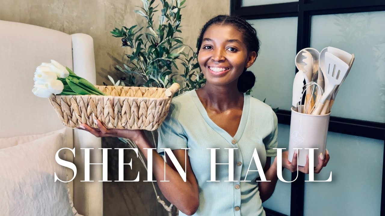 SHEIN Home Decor Haul| Bedroom & Kitchen Homeware| Namibian YouTuber
